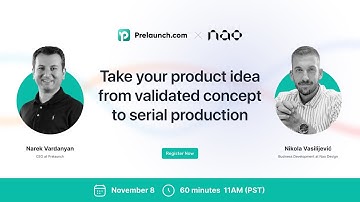 Take your product idea from validated concept to serial production - Webinar