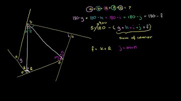 Challenging triangle angle problem | Angles and intersecting lines | Geometry | Khan Academy