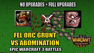 Fel Orc Grunt Vs Abomination - Warcraft 3