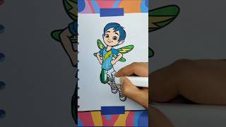 Coloring Jasper from Butterbean&#39;s Cafe in Reverse | Fun Art For Kids