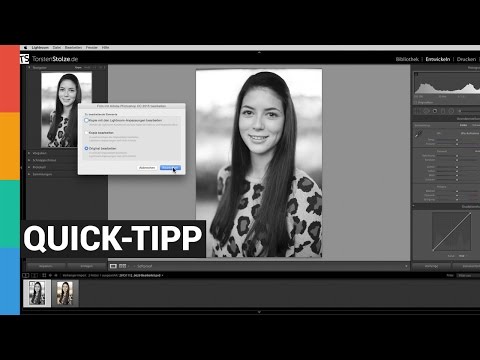 Dateien aus Lightroom in Photoshop öffnen/bearbeiten - QuickTipp
