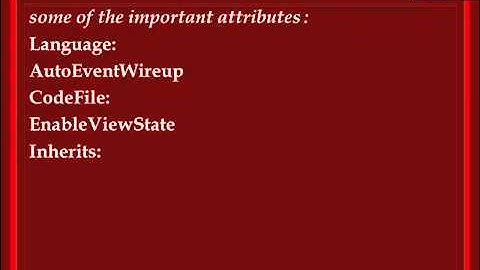 ASP NET Video Tutorials in Hindi wwwRISHIVIKAEDUCATION COM Control Directive