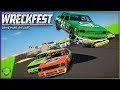 NASCAR STUNT TRACK INSANITY! | Wreckfest