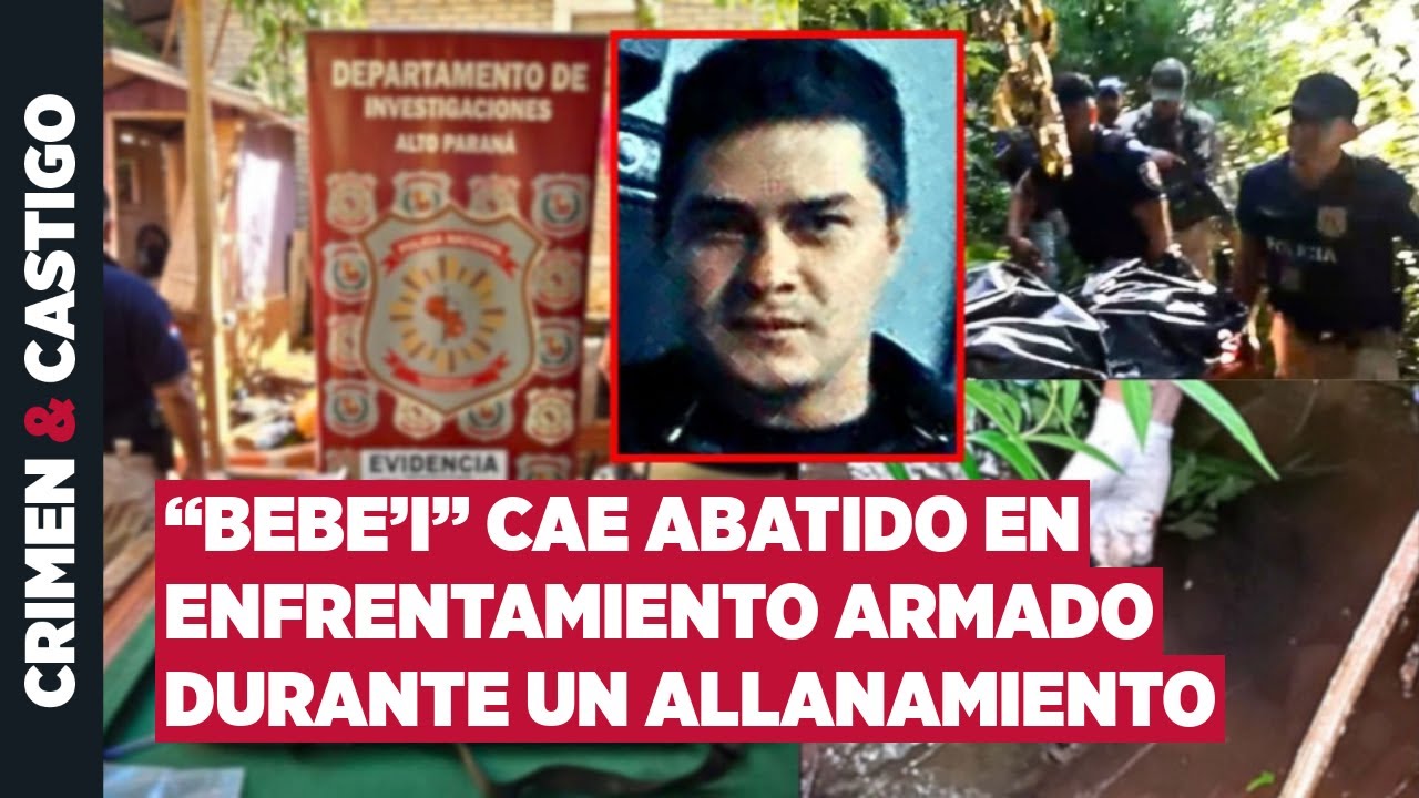 Policía elimina al presunto delincuente Vicente Ruíz Díaz, alias Bebe’i: estos son sus antecedentes