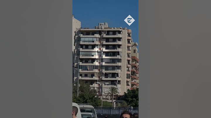 Missile from an Israeli jet strikes Beirut building