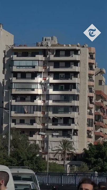 Missile from an Israeli jet strikes Beirut building