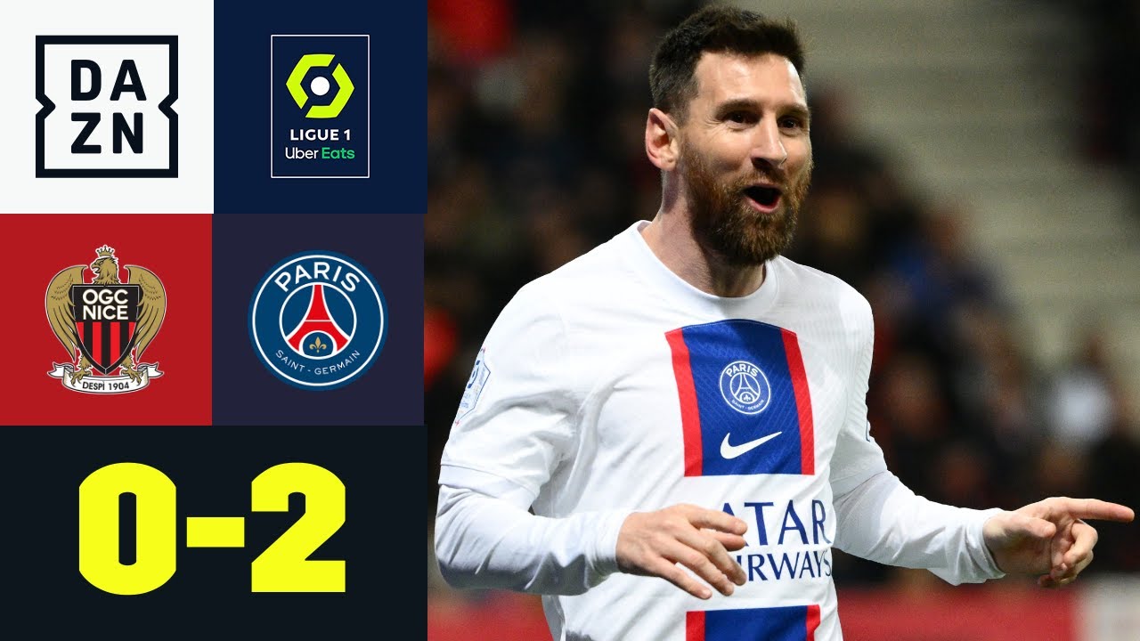 ⁣Messi trotzt Pfiffen! PSG stoppt Negativspirale: Nizza - Paris Saint-Germain 0:2 | Ligue 1 | DAZN