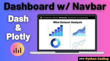 Building Interactive Dash-Plotly Dashboard with Navbar: A Step-by-Step Guide | Python