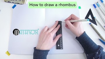 How to draw a rhombus