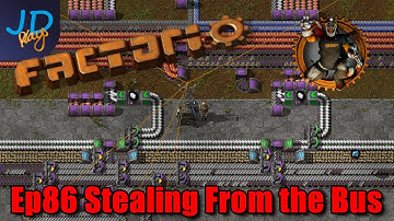Ep86 Stealing From the Bus ⚙️ Factorio SubX ⚙️ Gameplay, Lets Play