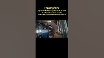 JP: Fan Blower Balancing Machine up to 30T at Customer Site