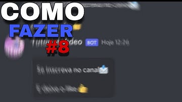 Como fazer Comando de Say em embed (DBD)