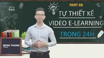 Part 6b: Quay dựng và biên tập video-Tự thiết kế video E-Learning trong 24h