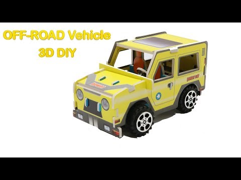 DIY Miniature Off-Road Vehicles ~ 3D Puzzle