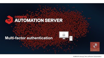 Multi-factor authentication  - CODESYS Automation Server 💻📱🔑