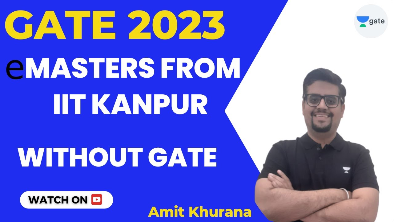 IIT Kanpur admission 2023 begins for e-Masters courses; GATE score