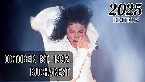 Michael Jackson - Dangerous Tour Live In Bucharest (October 1, 1992)