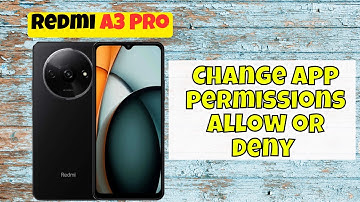 Change app permissions allow or deny || App permission settings Redmi A3 Pro #redmi