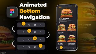 Figma Tutorial : Animated Navigation Bar in Figma - Prototyping Tutorial 🔥