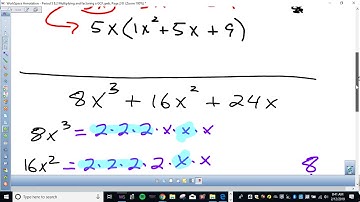 Video 8 2 Multiplying and Factoring