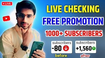 🔴Live Channel checking ✅ Live Promotion | 1000 SUBSCRIBERS 2 मिनट में ले जाओ ❤️