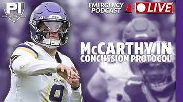 BREAKING: JJ McCarthy in concussion protocol -- Max Brosmer time?