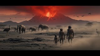 The Great Migration Fleeing a Volcanic Eruption— 4.3 Million Years Ago
