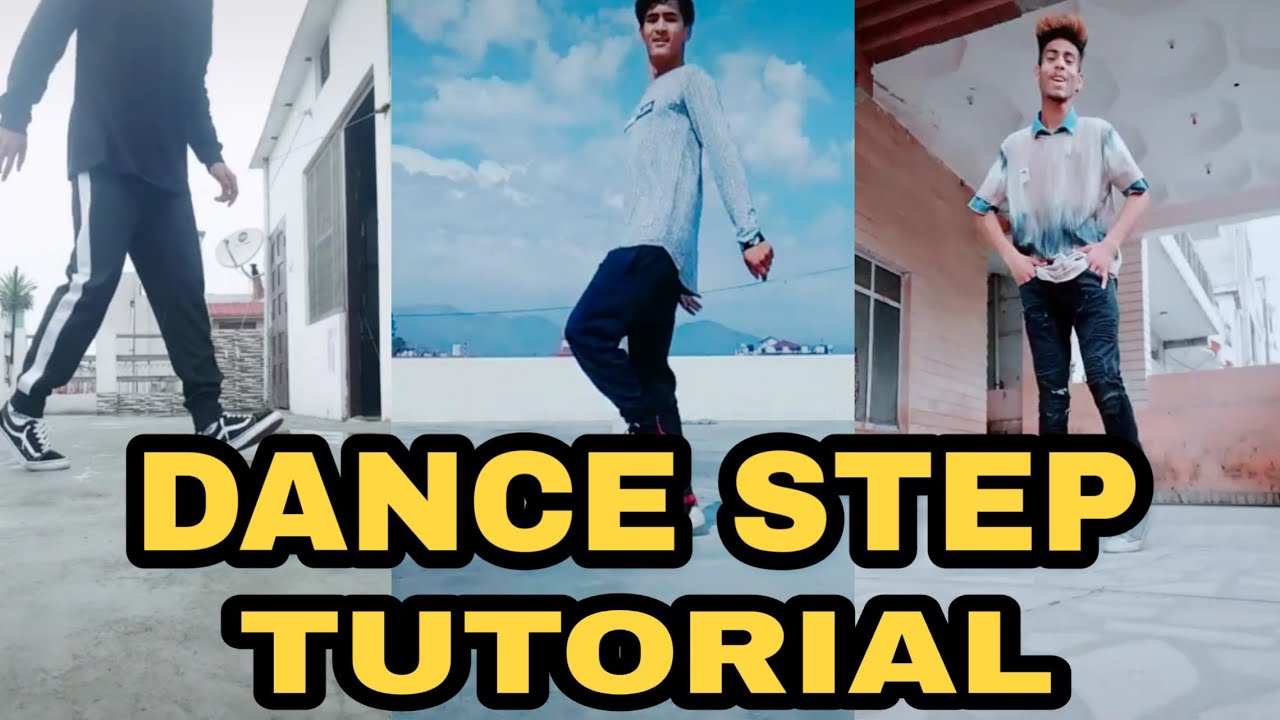 Dance step tutorial.on the TikTok famous dance video - YouTube