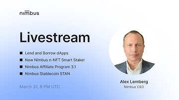 Livestream with Nimbus CEO, Alex Lemberg