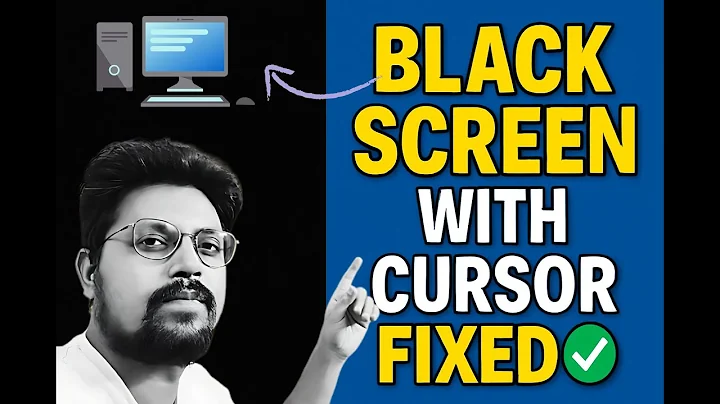 6 Ways Fix BLACK Screen With Cursor in Windows 11/10 ☑️ | Black Screen Windows 10 Fixed (2025)