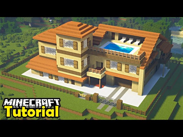 Minecraft: COMO FAZER UMA CASA DE MADEIRA!! ‹ Manyzão#2Milhões › 