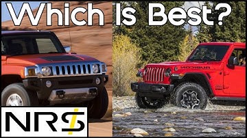 Jeep Gladiator VS Hummer H3T- Battle Of The SUV Trucks - hummer h3 vs jeep  wrangler