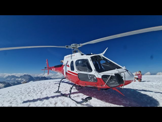 Flying to the top of Eiger Glacier by Helicopter. Swiss Alps 4k — Zenon Nowak (video thumbnail)