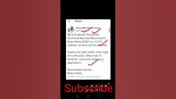 Ossc Recruitment // Combined Technical Services 2022