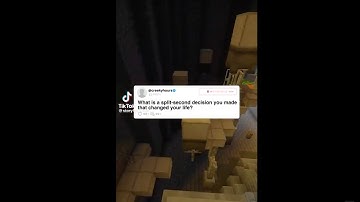 What is a split second decision you made that changed your life?