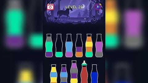 Water Sort Puzzle Level 22 Walkthrough Solution 