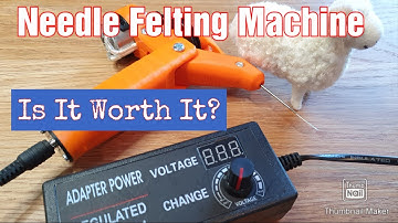 I Trialed This Needle Felting Machine For 1 Month | Is It Worth The Money | Needle Felting Tutorials