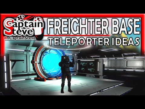 No Man's Sky Freighter Base Teleporter Room Building Ideas Captain Steve How To Build NMS