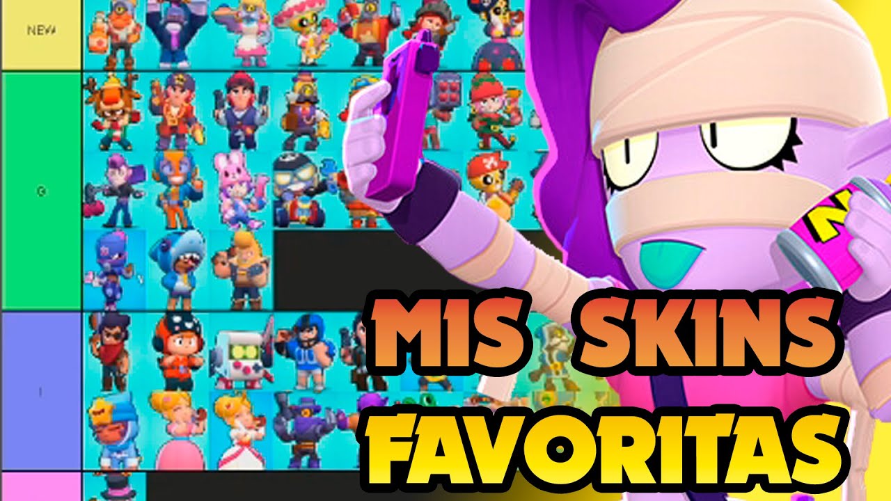 BRAWL STARS TIER LIST SKINS - LOS MEJORES ASPECTOS DE ...