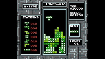 NES Tetris A-TYPE LVL 0 - Session 1