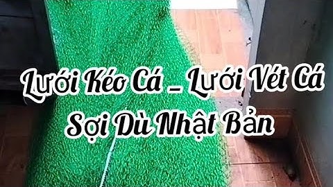 lưới kéo cá - lưới vét cá - Lưới kéo cá sợi dù nhật bảng _lưới kéo cá ao sông Hồ đầm ruộng suối biển