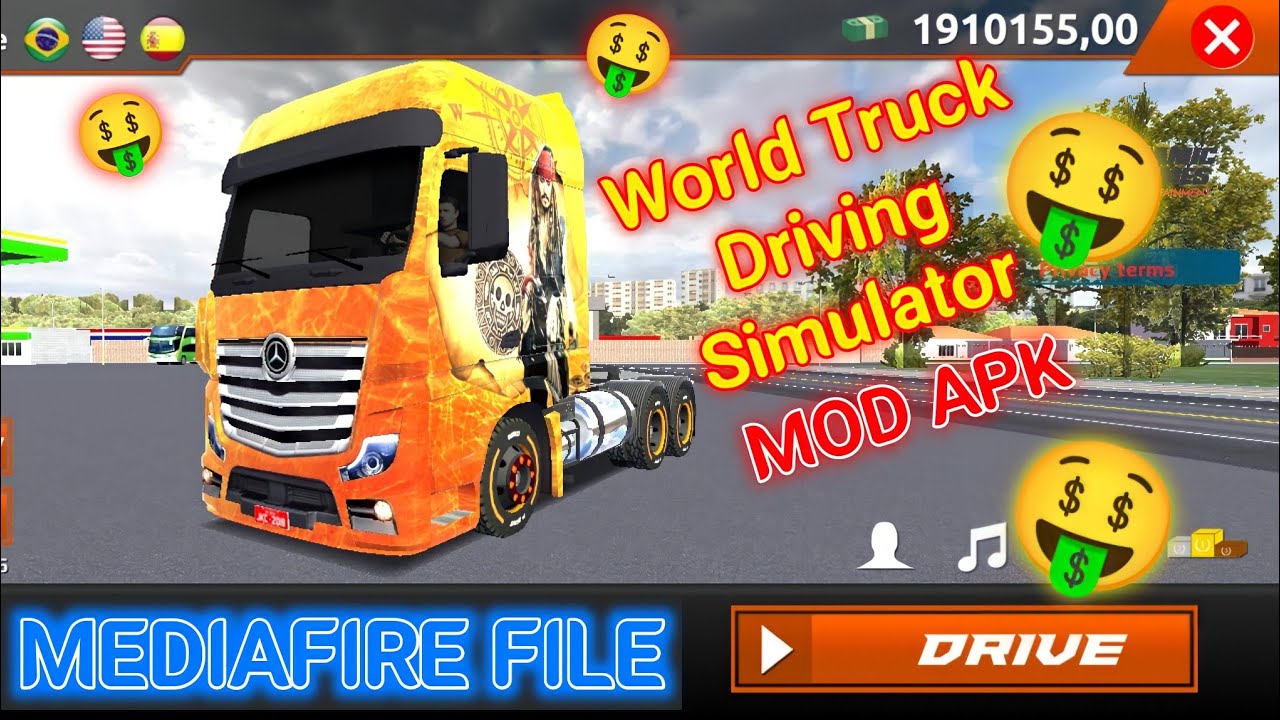 World Truck Driving Simulator Mod APK 1.266 (Dinheiro Infinito)