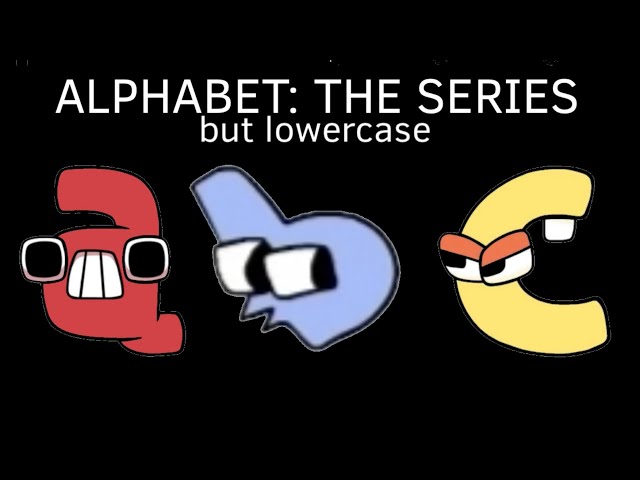 Alphabet Lore HD +lowercase 