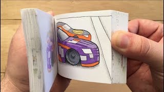 Hand-drawn Daytona 500 Flipbook Animation