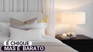 É CHIQUE NÃO É CARO – 9 DECORAÇÕES LUXUOSAS QUE SÃO BARATAS PARA SUA CASA