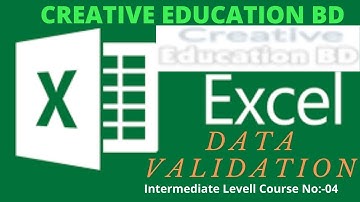 Data Validation Part-02 II Excel Bangla