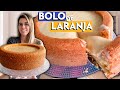 BOLO DE LARANJA COM CASCA E COBERTURA NO LIQUIDIFICADOR