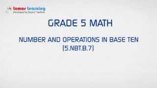 Grade 5 Math - Divide Decimals