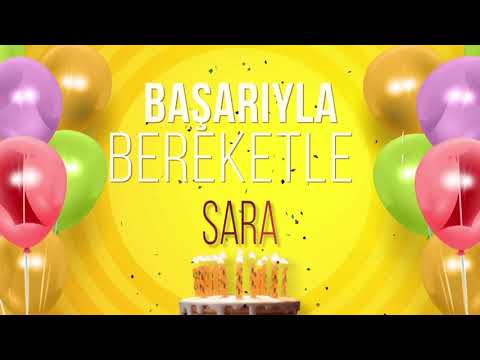 İyi ki doğdun SARA- İsme Özel Doğum Günü Şarkısı (FULL VERSİYON)