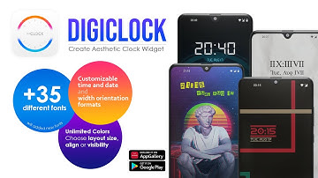 DigiClock: Aesthetic Clock Widget